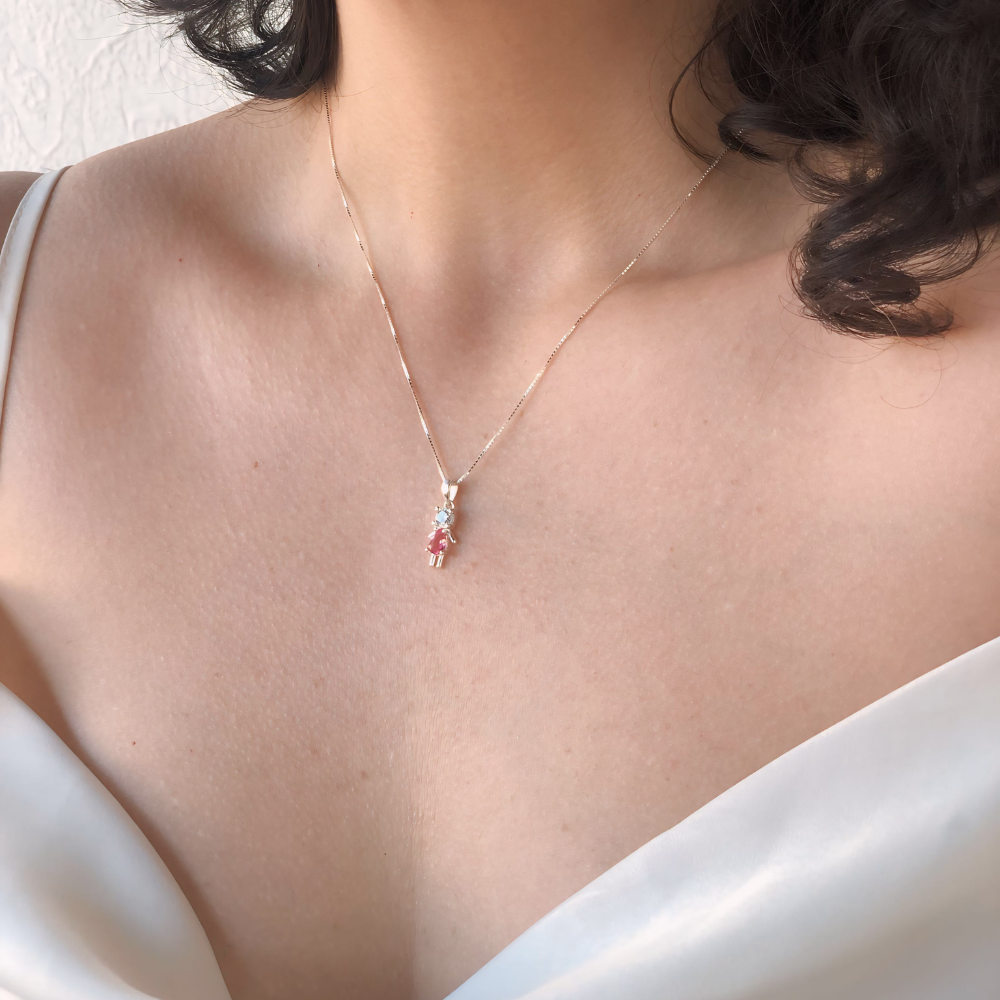 Pingente de Prata Cinderela