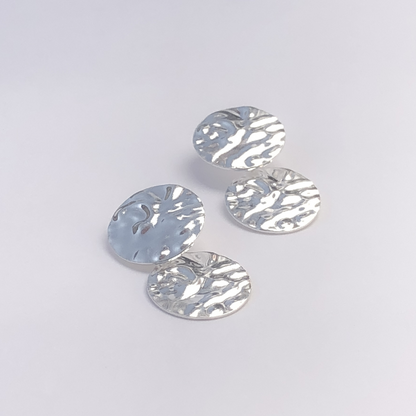 Brinco de Prata Double Relux