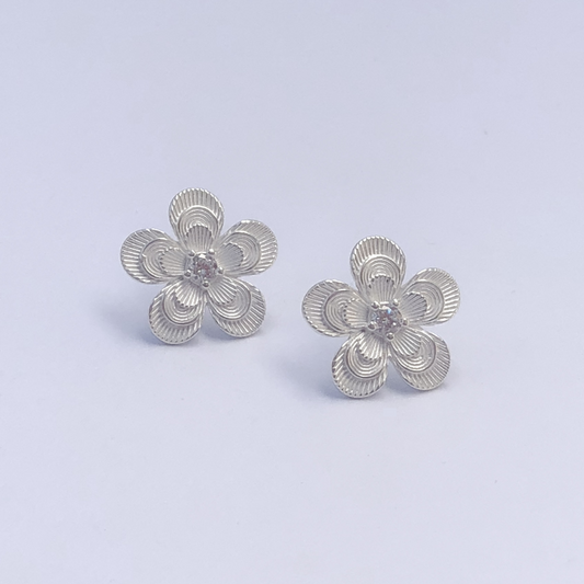 Brinco de Prata Fior de Liz