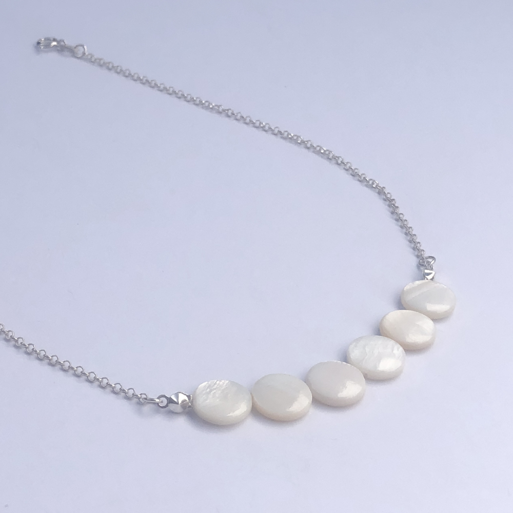 Colar de Prata Six Rolls