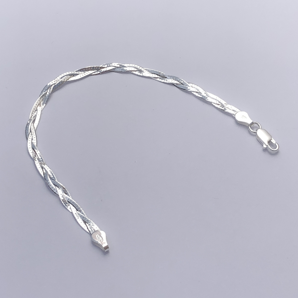 Pulseira de Prata Lines