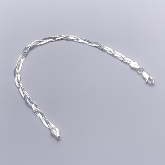 Pulseira de Prata Lines