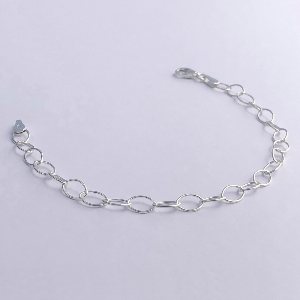 Pulseira de Prata Circles